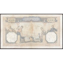 F 37-10 - 30/06/1937 - 1000 francs - Cérès et Mercure - Série J.2957 - Etat : TTB-