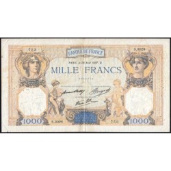 F 38-03 - 26/08/1937 - 1000 francs - Cérès et Mercure mod. - Série S.3028 - Etat : TB
