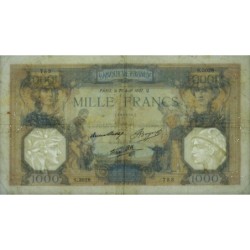 F 38-03 - 26/08/1937 - 1000 francs - Cérès et Mercure mod. - Série S.3028 - Etat : TB