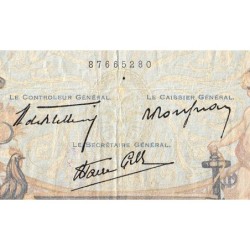 F 38-22 - 07/07/1938 - 1000 francs - Cérès et Mercure mod. - Série Q.3507 - Etat : TB
