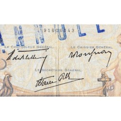 F 38-25 - 28/07/1938 - 1000 francs - Cérès et Mercure mod. - Série G.3665 - Annulé - Etat : TB