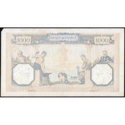 F 38-27 - 22/09/1938 - 1000 francs - Cérès et Mercure mod. - Série Y.3866 - Etat : TB