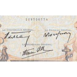 F 38-31 - 27/10/1938 - 1000 francs - Cérès et Mercure mod. - Série G.4789 - Etat : TB-