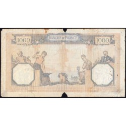 F 38-31 - 27/10/1938 - 1000 francs - Cérès et Mercure mod. - Série M.4950 - Etat : AB