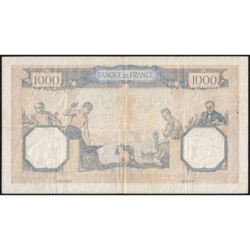 F 38-32 - 03/11/1938 - 1000 francs - Cérès et Mercure mod. - Série A.5019 - Etat : TB