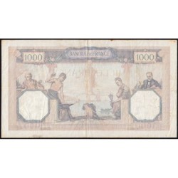 F 38-32 - 03/11/1938 - 1000 francs - Cérès et Mercure mod. - Série C.5119 - Etat : TB