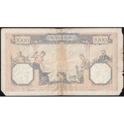 F 38-32 - 03/11/1938 - 1000 francs - Cérès et Mercure mod. - Série F.5182 - Etat : B