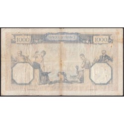F 38-32 - 03/11/1938 - 1000 francs - Cérès et Mercure mod. - Série K.5378 - Etat : TB+