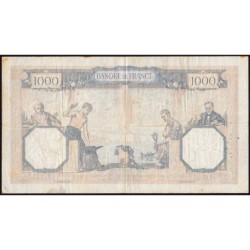 F 38-32 - 03/11/1938 - 1000 francs - Cérès et Mercure mod. - Série E.5409 - Etat : TB