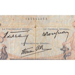 F 38-33 - 26/01/1939 - 1000 francs - Cérès et Mercure mod. - Série U.5674 - Etat : TB-