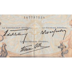 F 38-33 - 26/01/1939 - 1000 francs - Cérès et Mercure mod. - Série Y.5912 - Etat : TTB