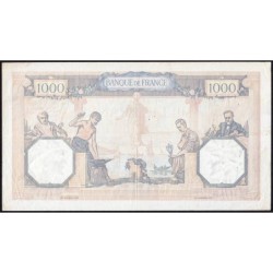 F 38-34 - 02/02/1939 - 1000 francs - Cérès et Mercure mod. - Série B.6050 - Etat : TTB