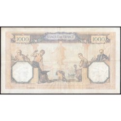 F 38-34 - 02/02/1939 - 1000 francs - Cérès et Mercure mod. - Série E.6457 - Etat : TB+