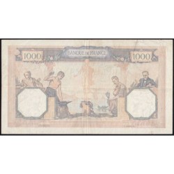 F 38-35 - 30/03/1939 - 1000 francs - Cérès et Mercure mod. - Série S.6526 - Etat : TTB