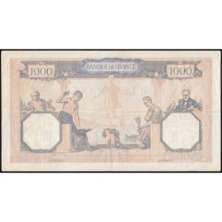 F 38-35 - 30/03/1939 - 1000 francs - Cérès et Mercure mod. - Série C.6573 - Etat : TTB