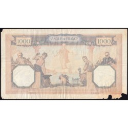 F 38-35 - 30/03/1939 - 1000 francs - Cérès et Mercure mod. - Série S.6578 - Etat : AB