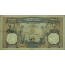 F 38-35 - 30/03/1939 - 1000 francs - Cérès et Mercure mod. - Série Q.6608 - Etat : TTB