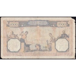 F 38-35 - 30/03/1939 - 1000 francs - Cérès et Mercure mod. - Série S.6613 - Etat : B
