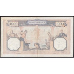 F 38-35 - 30/03/1939 - 1000 francs - Cérès et Mercure mod. - Série U.6631 - Etat : TTB