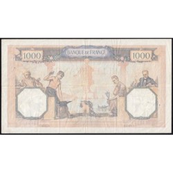 F 38-35 - 30/03/1939 - 1000 francs - Cérès et Mercure mod. - Série E.6642 - Etat : TTB