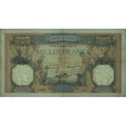 F 38-35 - 30/03/1939 - 1000 francs - Cérès et Mercure mod. - Série S.6646 - Etat : TTB