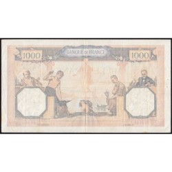 F 38-35 - 30/03/1939 - 1000 francs - Cérès et Mercure mod. - Série T.6676 - Etat : TTB