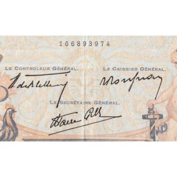 F 38-35 - 30/03/1939 - 1000 francs - Cérès et Mercure mod. - Série T.6676 - Etat : TTB