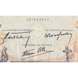 F 38-35 - 30/03/1939 - 1000 francs - Cérès et Mercure mod. - Série J.6706 - Etat : TTB-