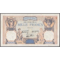 F 38-35 - 30/03/1939 - 1000 francs - Cérès et Mercure mod. - Série D.6753 - Etat : TB+