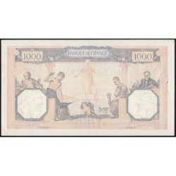 F 38-35 - 30/03/1939 - 1000 francs - Cérès et Mercure mod. - Série M.6799 - Etat : TTB+