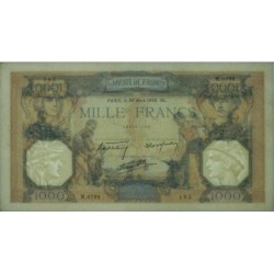 F 38-35 - 30/03/1939 - 1000 francs - Cérès et Mercure mod. - Série M.6799 - Etat : TTB+