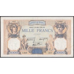 F 38-35 - 30/03/1939 - 1000 francs - Cérès et Mercure mod. - Série E.6830 - Etat : TB+