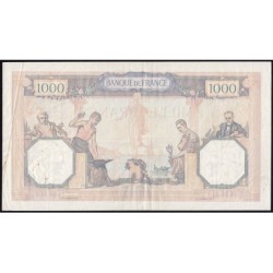 F 38-35 - 30/03/1939 - 1000 francs - Cérès et Mercure mod. - Série J.6838 - Etat : TTB