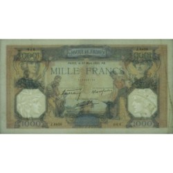 F 38-35 - 30/03/1939 - 1000 francs - Cérès et Mercure mod. - Série J.6838 - Etat : TTB