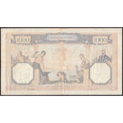 F 38-35 - 30/03/1939 - 1000 francs - Cérès et Mercure mod. - Série B.6895 - Etat : TB