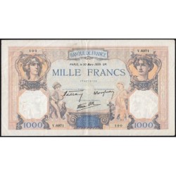 F 38-35 - 30/03/1939 - 1000 francs - Cérès et Mercure mod. - Série Y.6971 - Etat : TTB-