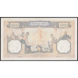 F 38-35 - 30/03/1939 - 1000 francs - Cérès et Mercure mod. - Série A.6996 - Etat : TTB