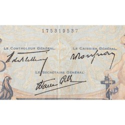 F 38-35 - 30/03/1939 - 1000 francs - Cérès et Mercure mod. - Série U.7013 - Etat : TTB