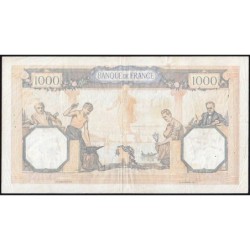 F 38-37 - 21/09/1939 - 1000 francs - Cérès et Mercure mod. - Série T.7690 - Etat : TTB-