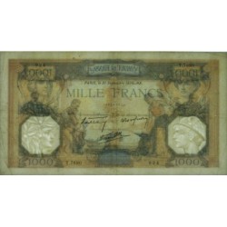 F 38-37 - 21/09/1939 - 1000 francs - Cérès et Mercure mod. - Série T.7690 - Etat : TTB-