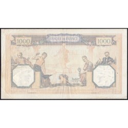 F 38-37 - 21/09/1939 - 1000 francs - Cérès et Mercure mod. - Série P.7784 - Etat : TB+