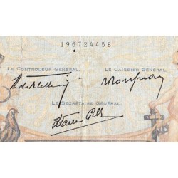 F 38-37 - 21/09/1939 - 1000 francs - Cérès et Mercure mod. - Série W.7869 (remplacem.) - Etat : AB