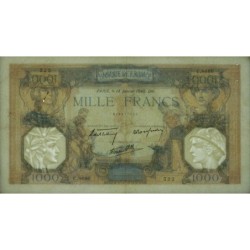 F 38-41 - 18/01/1940 - 1000 francs - Cérès et Mercure mod. - Série C.8660 - Etat : TTB