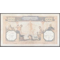 F 38-42 - 08/02/1940 - 1000 francs - Cérès et Mercure mod. - Série W?8779 (remplacem.) - Etat : TTB