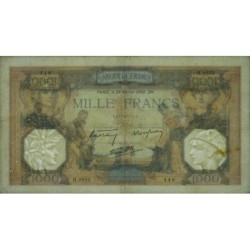 F 38-43 - 29/02/1940 - 1000 francs - Cérès et Mercure mod. - Série H.8953 - Etat : TTB-