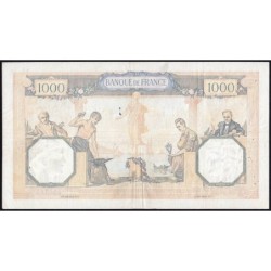 F 38-43 - 29/02/1940 - 1000 francs - Cérès et Mercure mod. - Série U.9011 - Etat : TB+