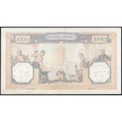 F 38-45 - 11/04/1940 - 1000 francs - Cérès et Mercure mod. - Série H.9342 - Etat : TTB