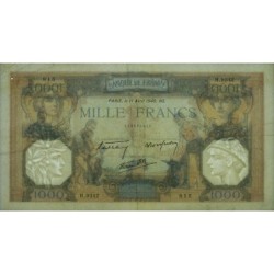 F 38-45 - 11/04/1940 - 1000 francs - Cérès et Mercure mod. - Série H.9342 - Etat : TTB