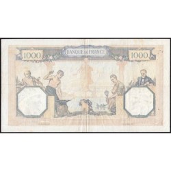 F 38-45 - 11/04/1940 - 1000 francs - Cérès et Mercure mod. - Série D.9431 - Etat : TB+