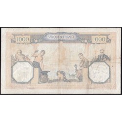 F 38-46 - 18/04/1940 - 1000 francs - Cérès et Mercure mod. - Série V.9569 - Etat : TB